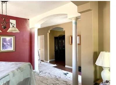 Drywall Finished Arch