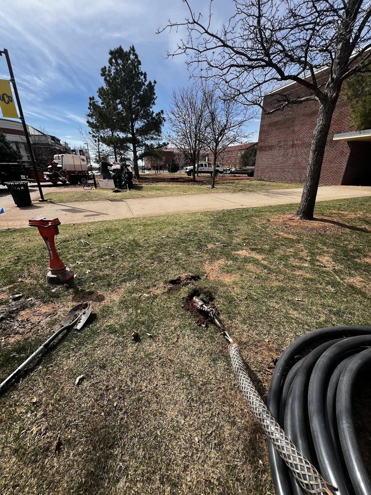 gas line boring Oklahoma underground utility contractor directional drilling