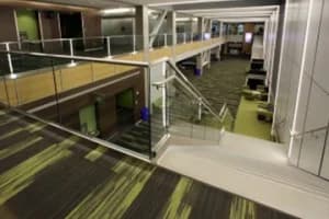 stairway and hallway