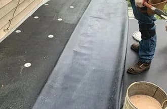 New Rubber Roof in Worcester, MA