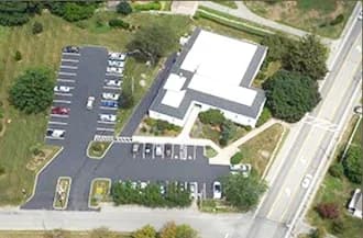 Roof on a commercial building