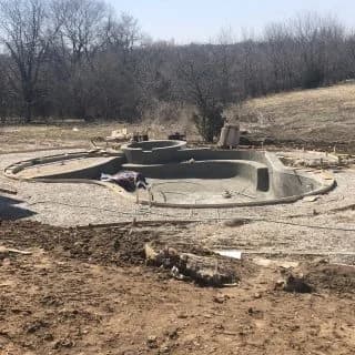 residential concrete pool