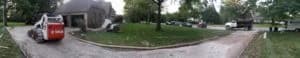 concrete driveway