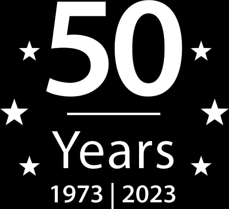 50 years of experience logo