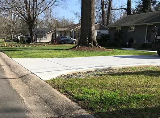 Concrete Driveway in Madison Park