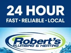 24 Hour Fast Reliable Local - Robert's Plumbing & Heating logo