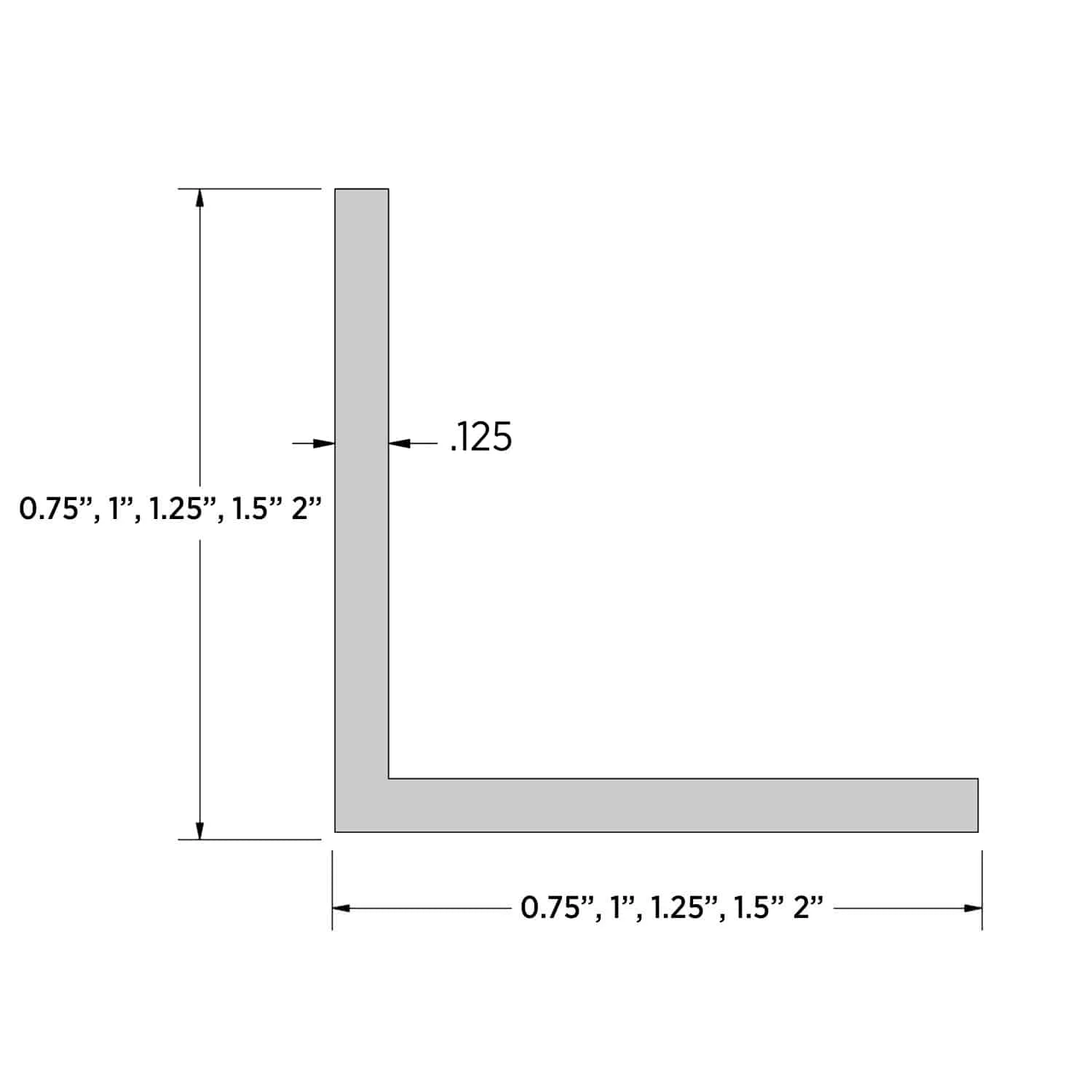 Angles Widths - Technical Drawings