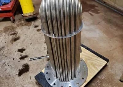 New Stainless Steel Heat Exchanger Being Installed by CMS