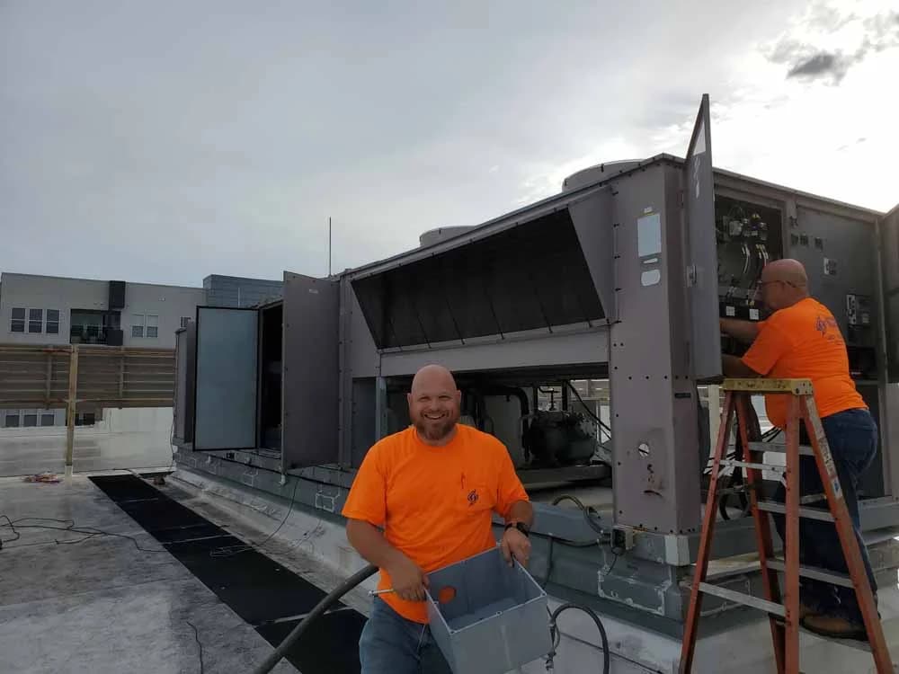 Getting it Ready to Be Removed from the Roof