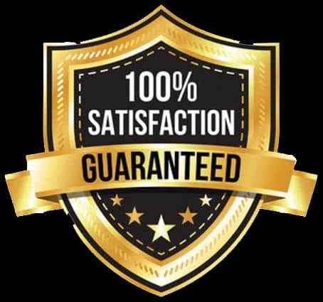 100% satisfaction guaranteed