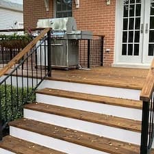 Experience the Beauty: Another Stunning Deck Refinishing by Peralta Painters in Chicago