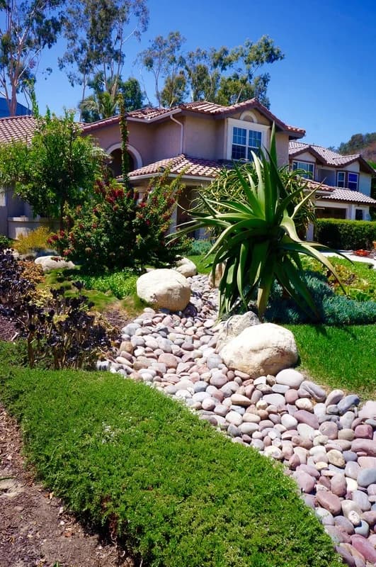 Beautiful landscape project completed by Arcadian Landscape in San Diego County