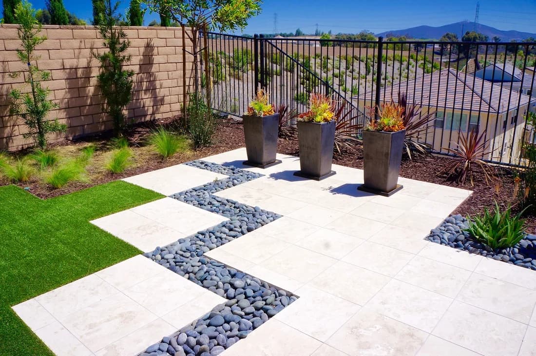 Lush garden landscape design with native plants in San Diego