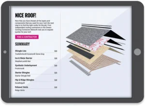 memphis roofing company build your roof online tool