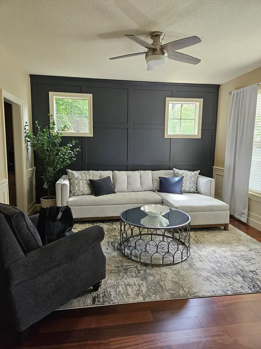 newly painted livng room by JK Paint & Contracting of the portland area