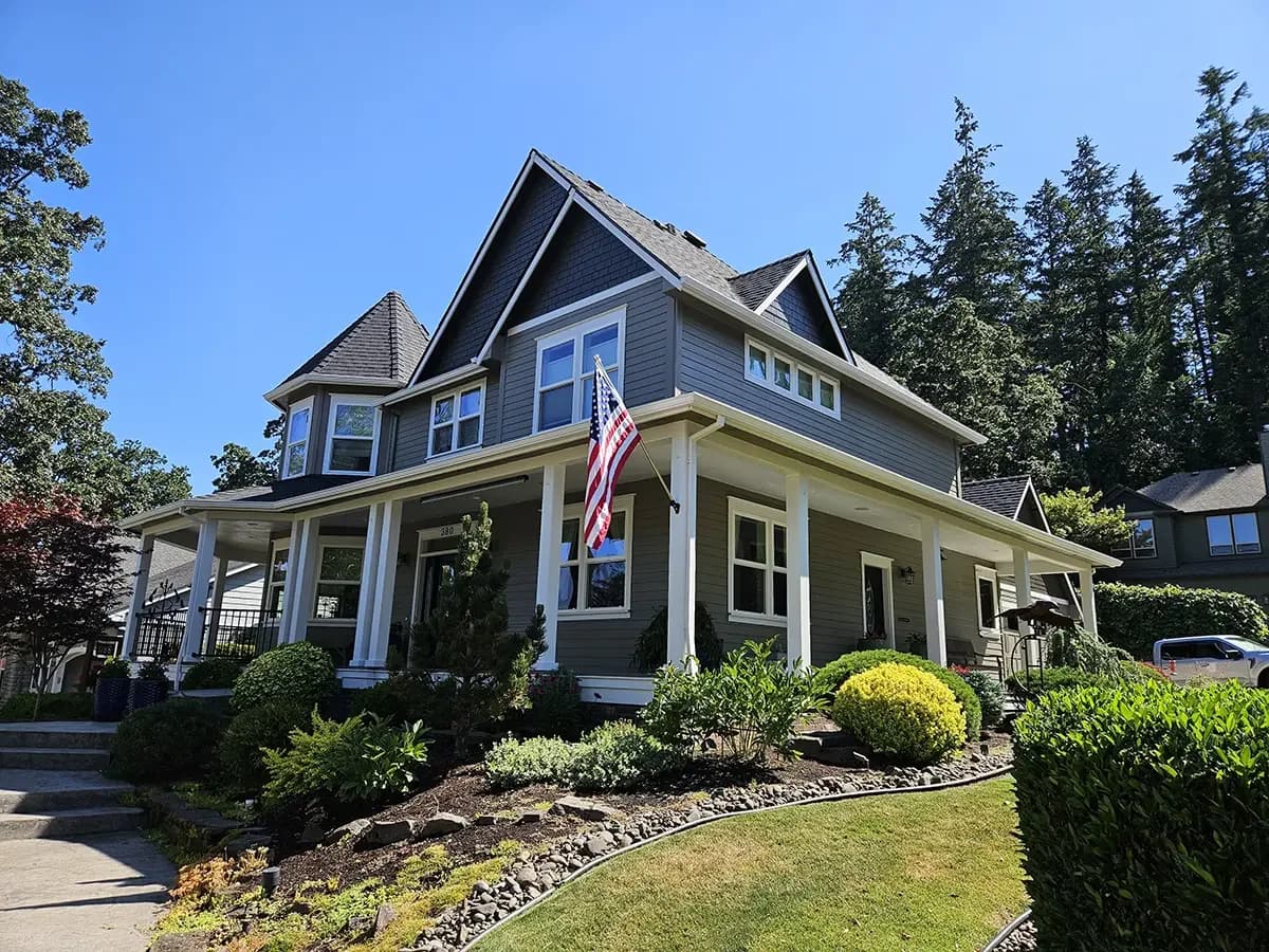 new paint job on a home in tualatin