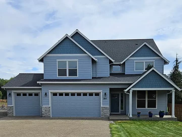 a photo of a house painted in newberg