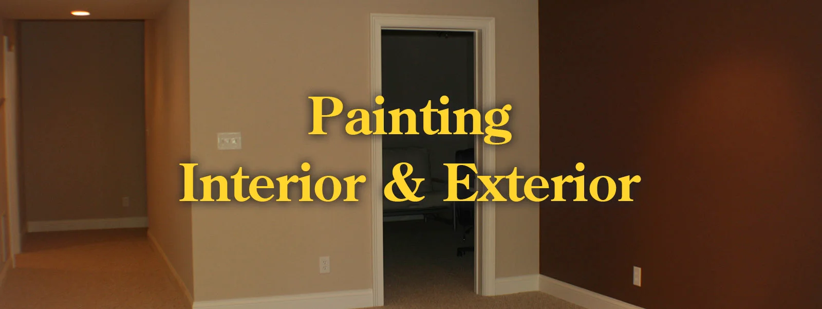 painting - interior and exterior trim