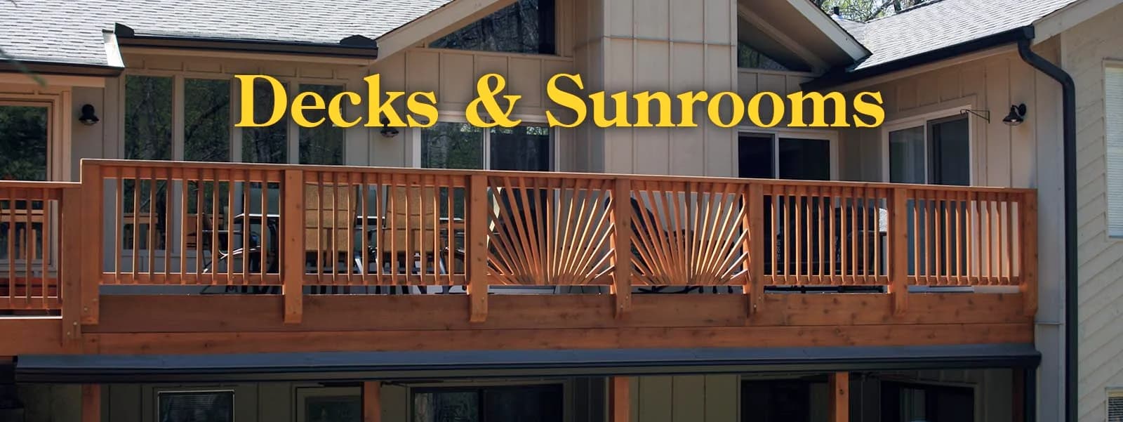Deck and sunroom construction