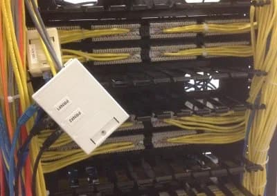 back of server wiring
