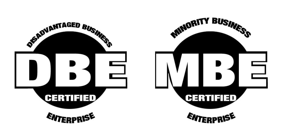 disadvantaged and minority business enterprise icons