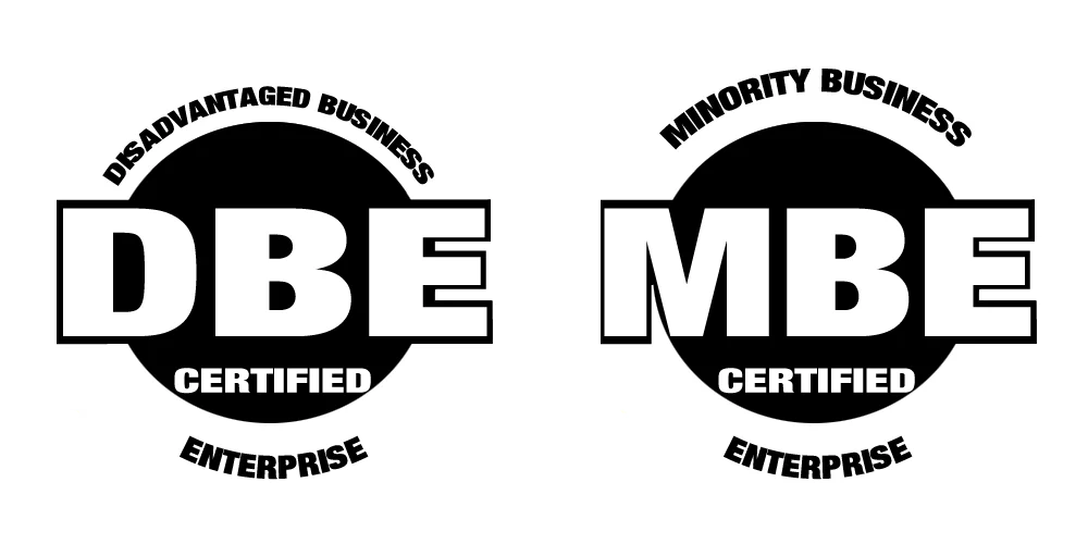 disadvantaged and minority business enterprise icons