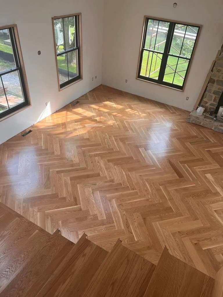 Herringbone floors