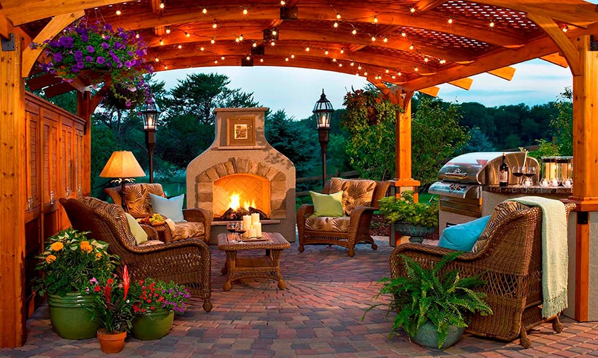Albuquerque Pergola Backyard Patio