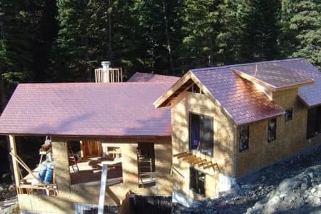 Aluminum Lock Roofing copper shingles new construction rear view.jpg