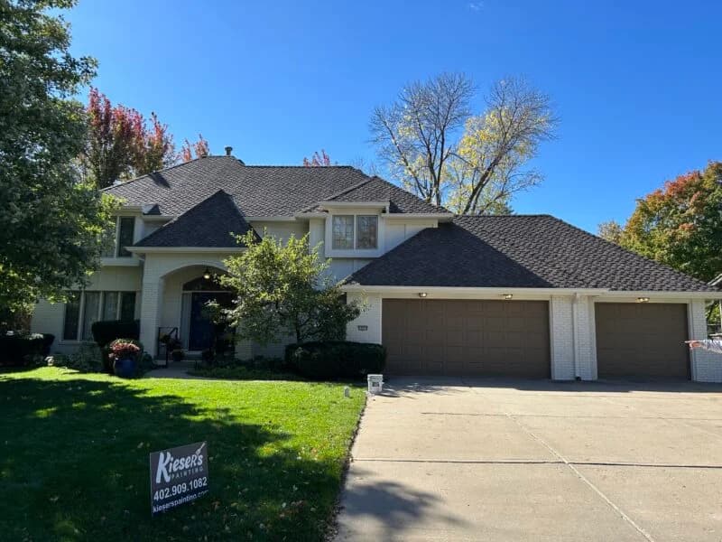 Brick Painting Omaha NE Exterior Home Update