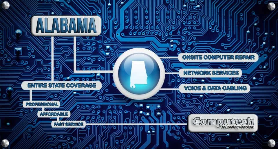 Alabama Onsite Computer Repair, Network, Voice & Data Cabling Services