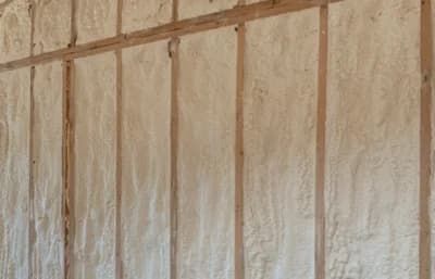 This project in Angel Fire, NM used spray foam due to its air infiltration properties, structural support, and high R Value