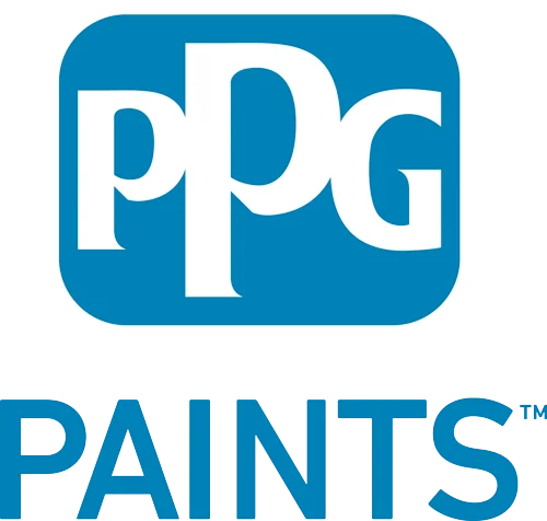 The PPG logo, featuring bold white letters