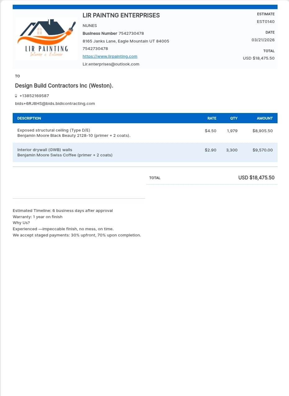 LIR Enterprises portfolio photo