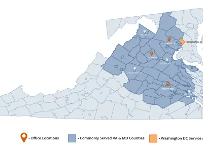 Map of Virginia