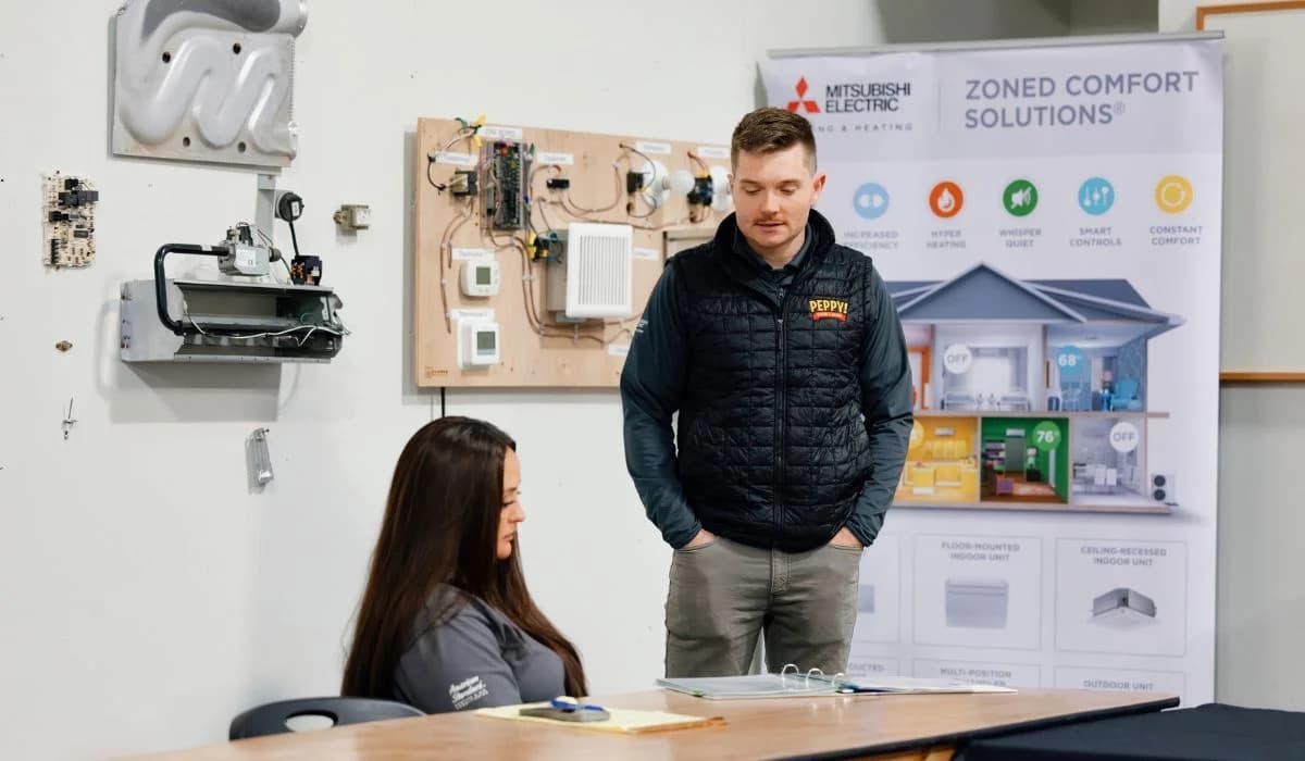 Ductless heat pump installation training