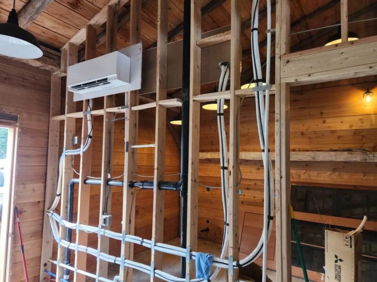 Beautiful Barn Conversion Made Comfortable With Ductless Mini Split Heat Pumps Donnelly Idaho