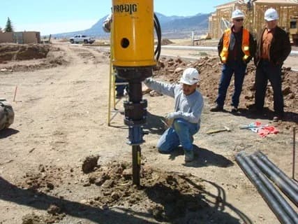 Installing Helical Piers in Colorado