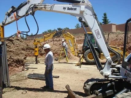 Installing Helical Piers in Colorado