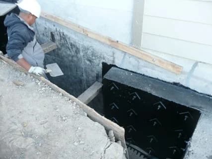 Waterproofing of Sisterwall Counterfort