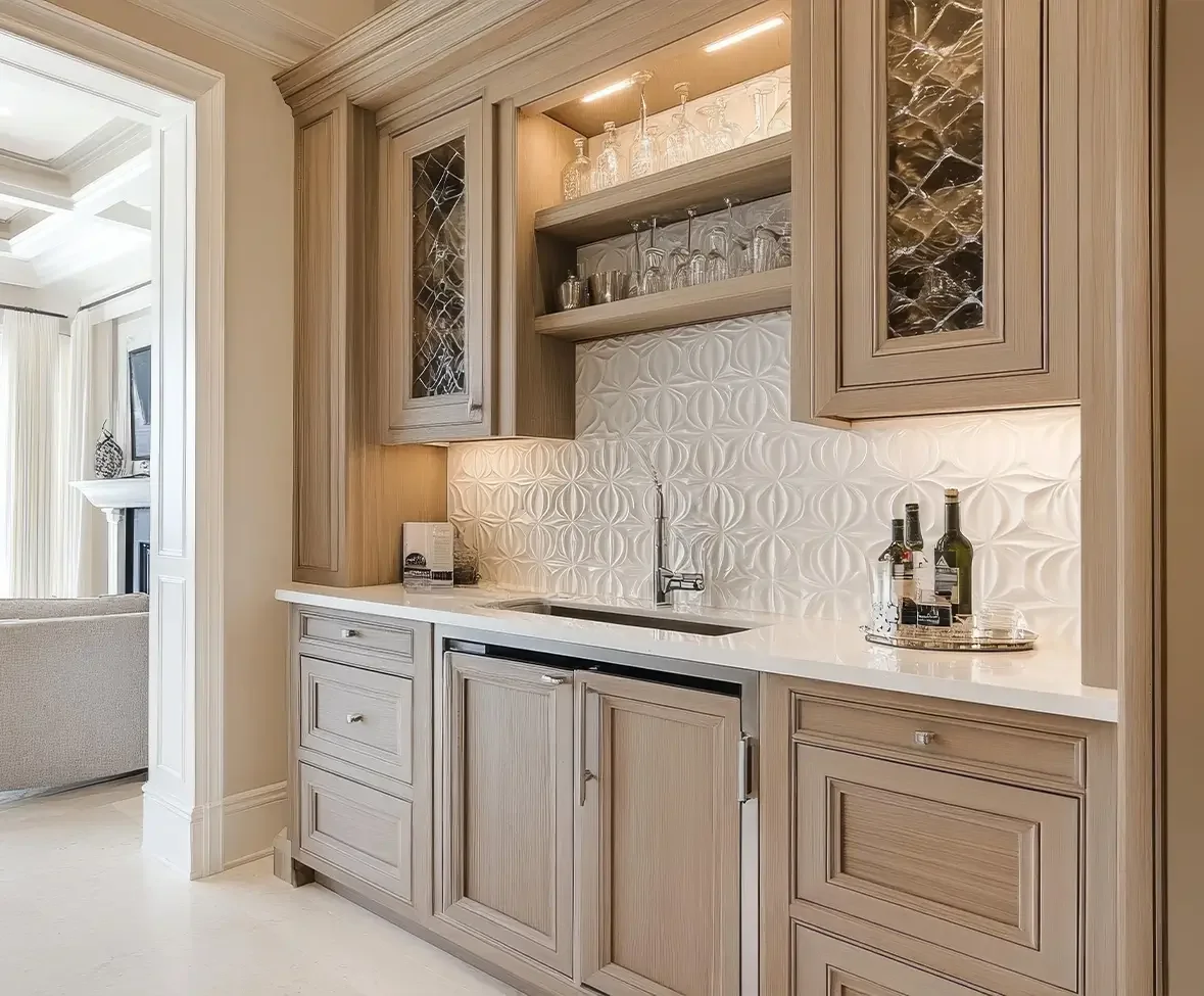 Custom Wet Bar Cabinets