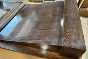 stained wood