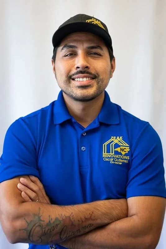 Picture of Oscar Gutierrez who is one of the co-owners of Peak NC Renovations, helping you achieve great success with your home renovations in Cary, NC.