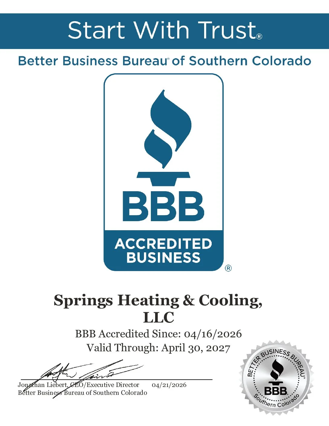 Springs Heating & Cooling portfolio photo