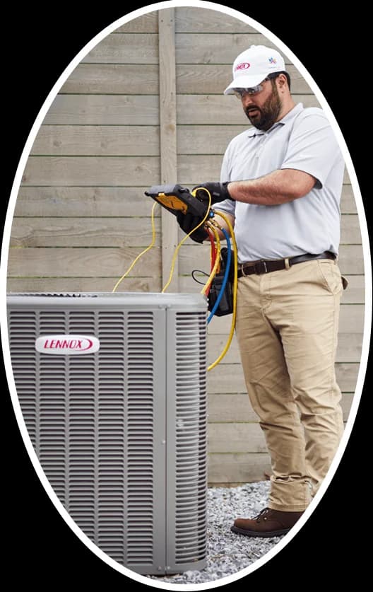 Lennox service technician