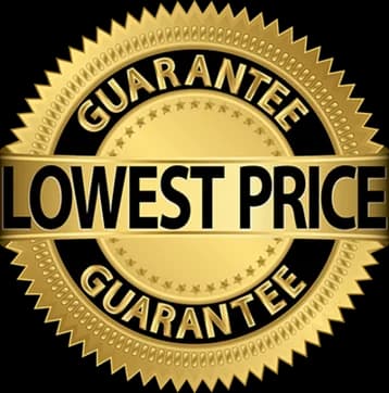 We have a lowest price guarantee