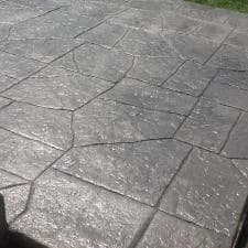 stamped concrete