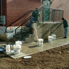 Commercial building concrete