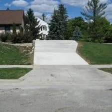 concrete driveway