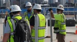 UMC HVAC and Plumbing employees outside